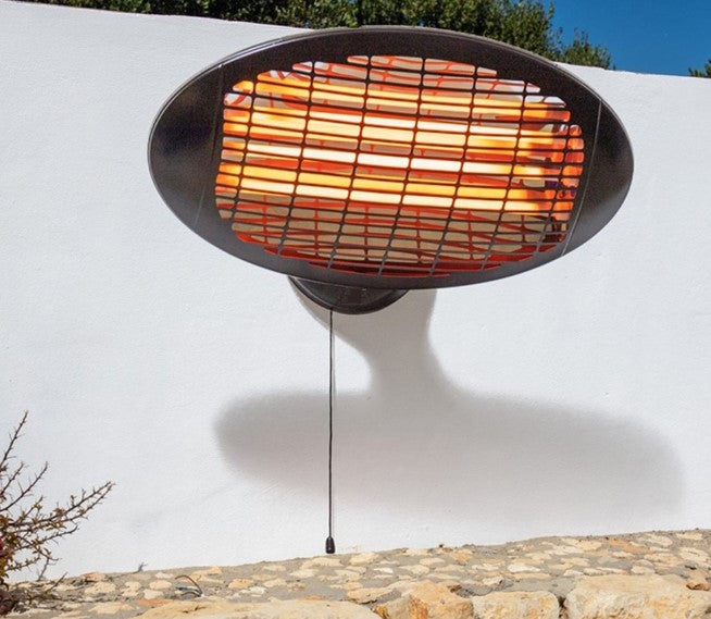 Love Burn 2000W Electric Wall Mounted Patio Heater, Indoor or Outdoor Use