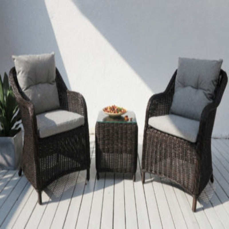 Hamptons Bistro Set With Side Table