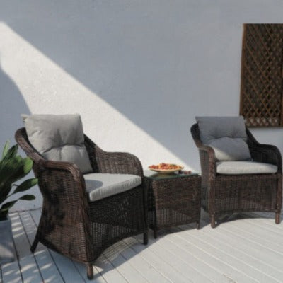 Hamptons Bistro Set With Side Table